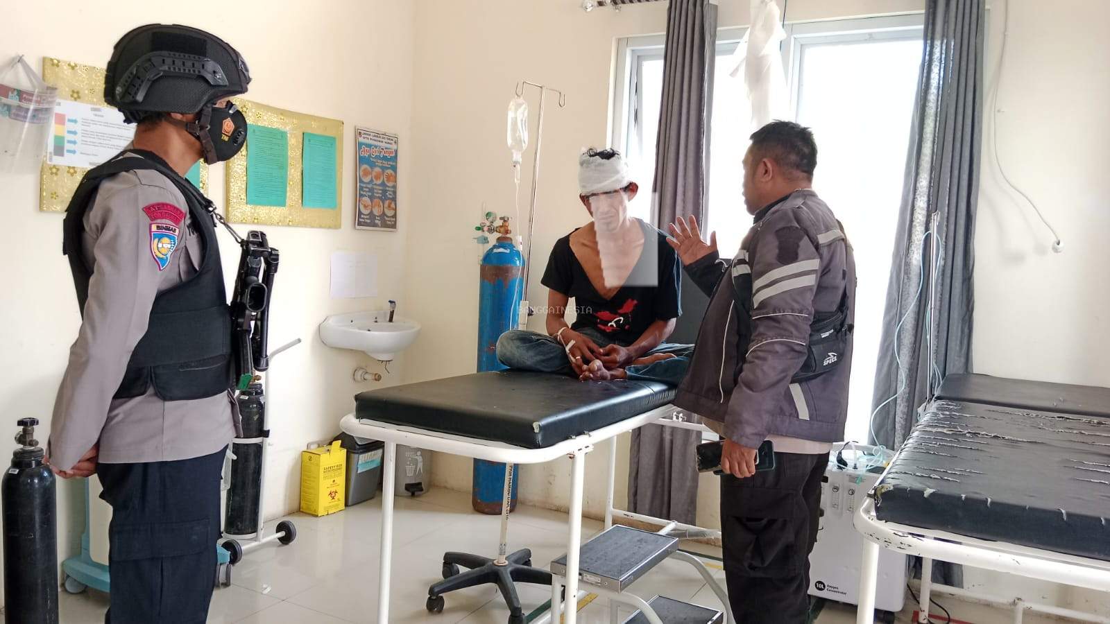 Pencuri Tabung Gas di Sayambongin Dihajar Warga 